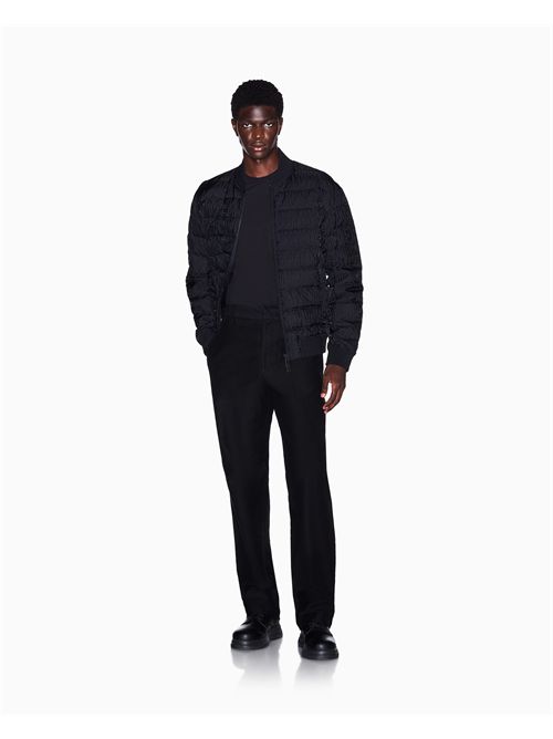 Piumino in nylon jacquard con dettagli in maglia ARMANI EXCHANGE | XM003310AF28563/FC340